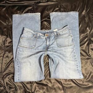 Levis low rise flare jeans